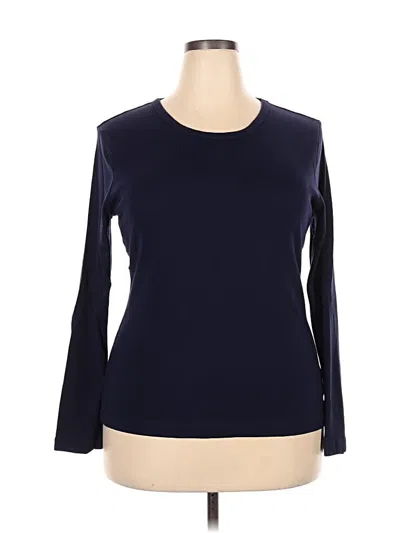 Pre-owned Gap Long Sleeve T-shirt In Blue