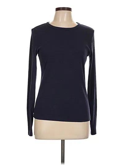 Pre-owned Gap Long Sleeve T-shirt In Blue