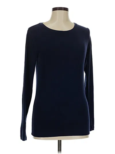 Pre-owned Gap Long Sleeve T-shirt In Blue