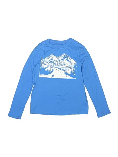 Pre-owned Gap Kids' Long Sleeve T-shirt In Blue