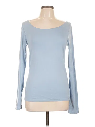 Pre-owned Gap Long Sleeve T-shirt In Blue