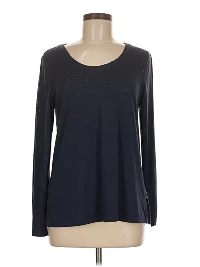 Pre-owned Gap Long Sleeve T-shirt In Blue