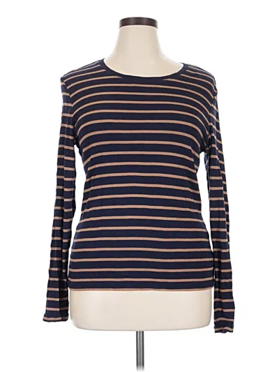 Pre-owned Gap Long Sleeve T-shirt In Blue