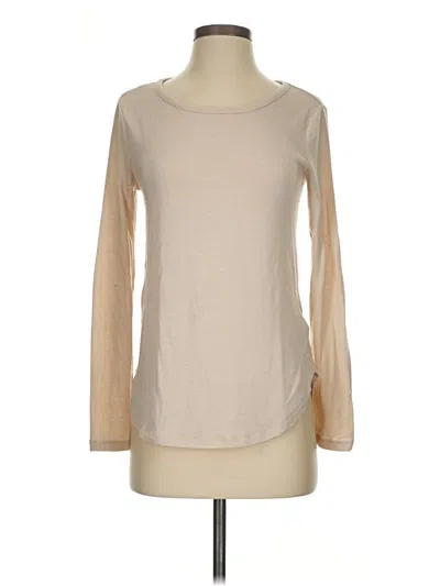 Pre-owned Gap Long Sleeve T-shirt In Brown