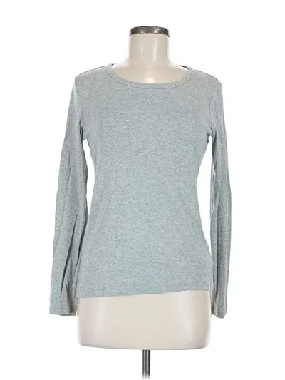 Pre-owned Gap Long Sleeve T-shirt In Gray