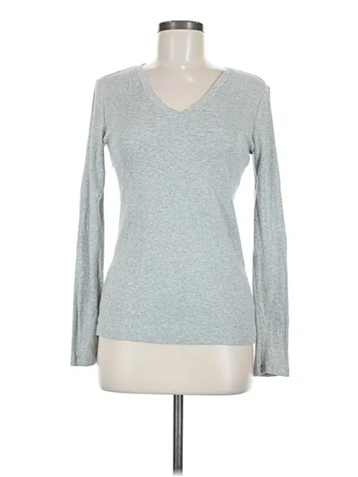 Pre-owned Gap Long Sleeve T-shirt In Gray