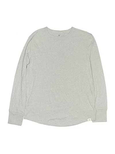 Pre-owned Gap Kids' Long Sleeve T-shirt In Gray