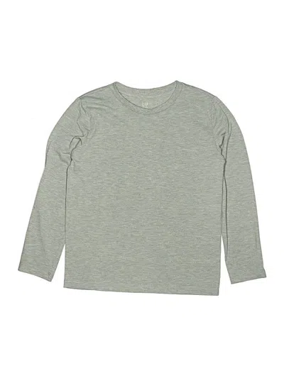 Pre-owned Gap Kids' Long Sleeve T-shirt In Gray