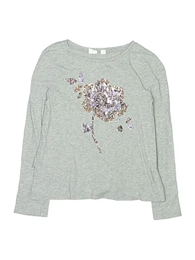 Pre-owned Gap Kids' Long Sleeve T-shirt In Gray