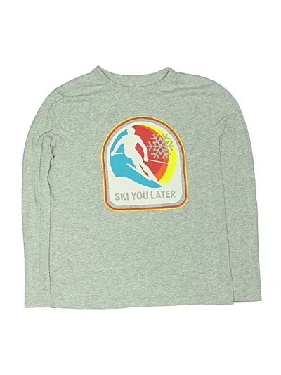 Pre-owned Gap Kids' Long Sleeve T-shirt In Gray