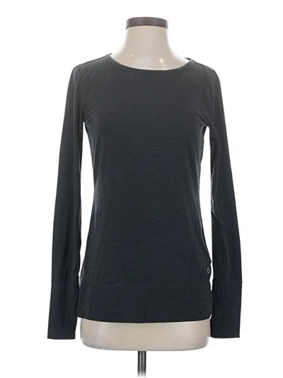 Pre-owned Gap Long Sleeve T-shirt In Gray
