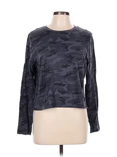 Pre-owned Gap Long Sleeve T-shirt In Gray