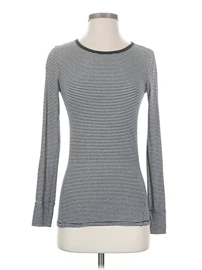 Pre-owned Gap Long Sleeve T-shirt In Gray