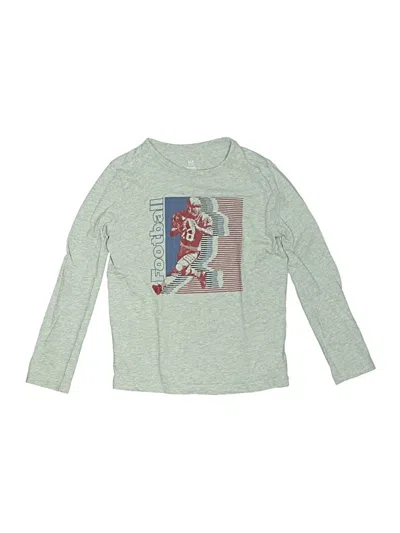Pre-owned Gap Kids' Long Sleeve T-shirt In Green