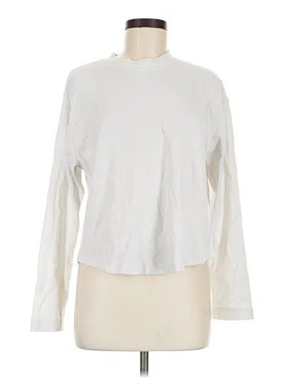 Pre-owned Gap Long Sleeve T-shirt In Ivory