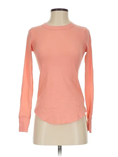 Pre-owned Gap Long Sleeve T-shirt In Orange