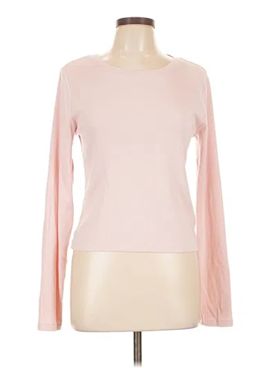 Pre-owned Gap Long Sleeve T-shirt In Pink