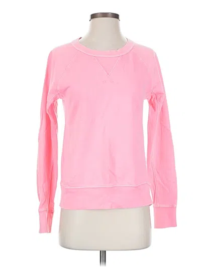 Pre-owned Gap Long Sleeve T-shirt In Pink