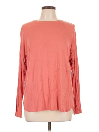 Pre-owned Gap Long Sleeve T-shirt In Pink