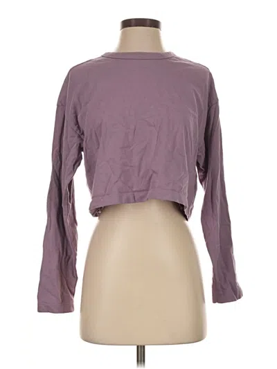 Pre-owned Gap Long Sleeve T-shirt In Purple