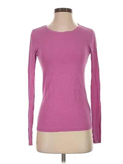 Pre-owned Gap Long Sleeve T-shirt In Purple