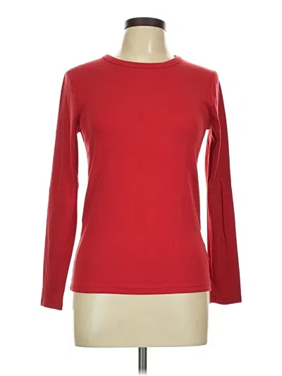 Pre-owned Gap Long Sleeve T-shirt In Red