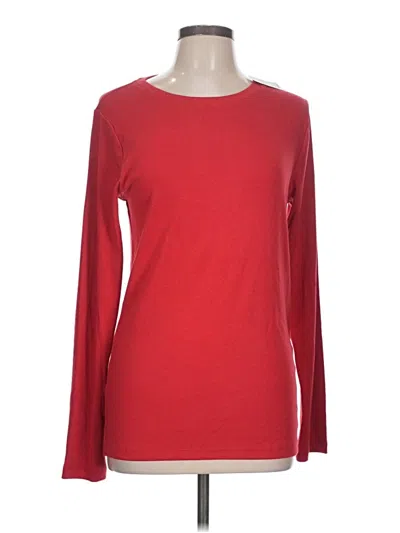 Gap Long Sleeve T-shirt In Red