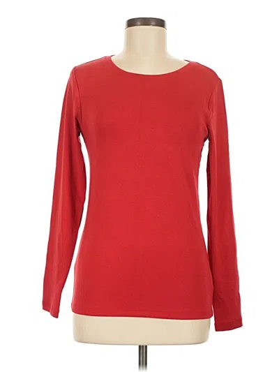 Pre-owned Gap Long Sleeve T-shirt In Red