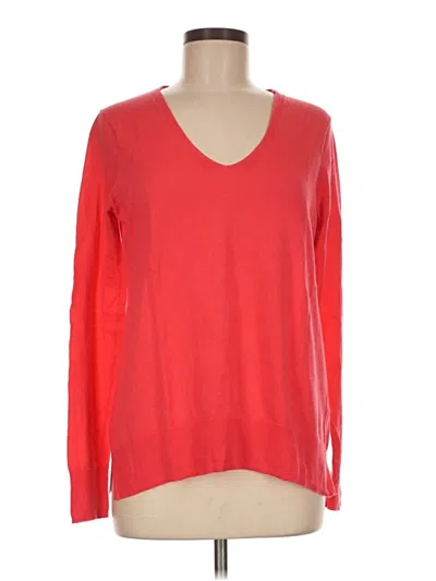 Pre-owned Gap Long Sleeve T-shirt In Red