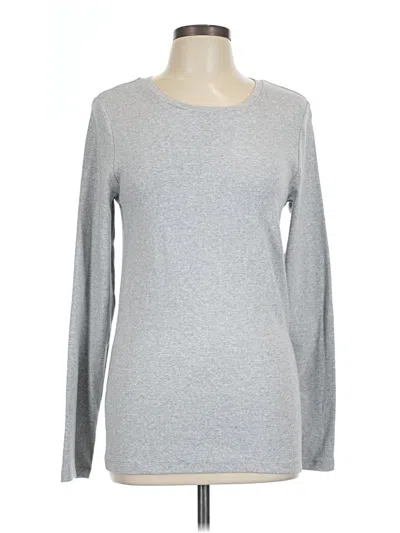 Pre-owned Gap Long Sleeve T-shirt In Silver