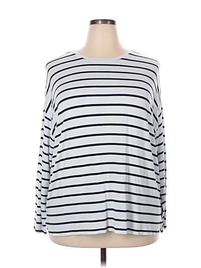 Pre-owned Gap Long Sleeve T-shirt In Silver