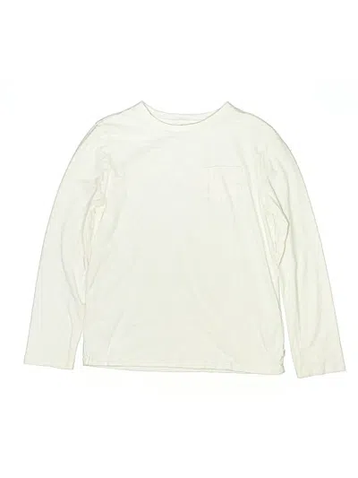 Pre-owned Gap Kids' Long Sleeve T-shirt In White