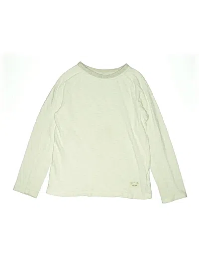 Pre-owned Gap Kids' Long Sleeve T-shirt In White