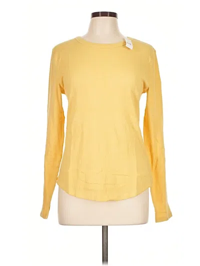 Gap Long Sleeve T-shirt In Yellow