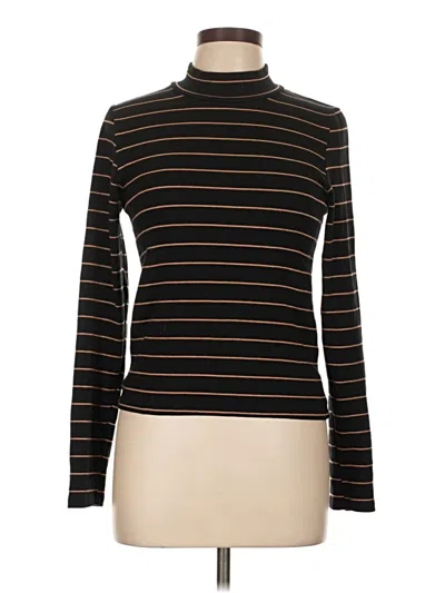 Pre-owned Gap Long Sleeve Turtleneck In Black