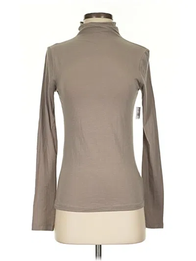 Pre-owned Gap Long Sleeve Turtleneck In Brown