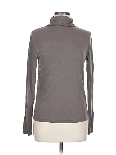 Pre-owned Gap Long Sleeve Turtleneck In Gray