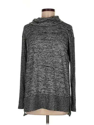 Pre-owned Gap Long Sleeve Turtleneck In Gray