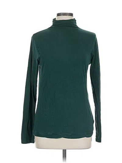 Pre-owned Gap Long Sleeve Turtleneck In Green