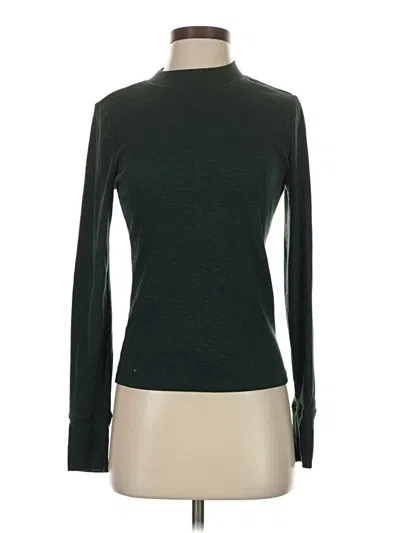 Pre-owned Gap Long Sleeve Turtleneck In Green