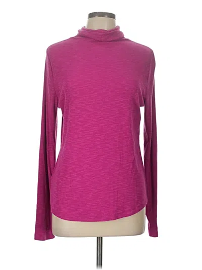 Pre-owned Gap Long Sleeve Turtleneck In Purple