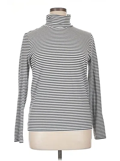 Pre-owned Gap Long Sleeve Turtleneck In Silver