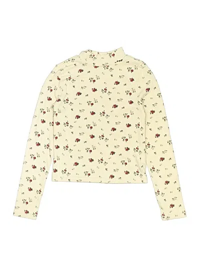 Pre-owned Gap Kids' Long Sleeve Turtleneck In White