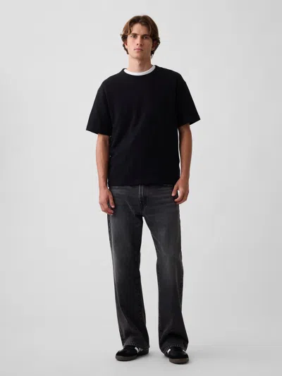 Gap Loose Boot Jeans In Black Wash