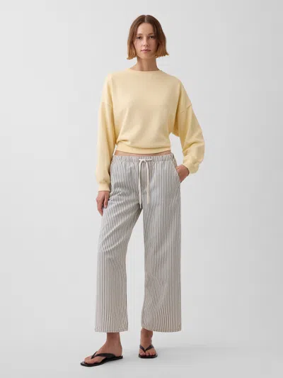 Gap Low Rise '90s Loose Easy Crop Stripe Jeans