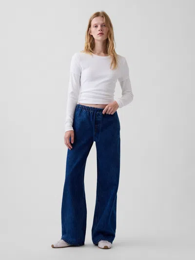 Gap Low Rise '90s Loose Easy Jeans In Dark Wash