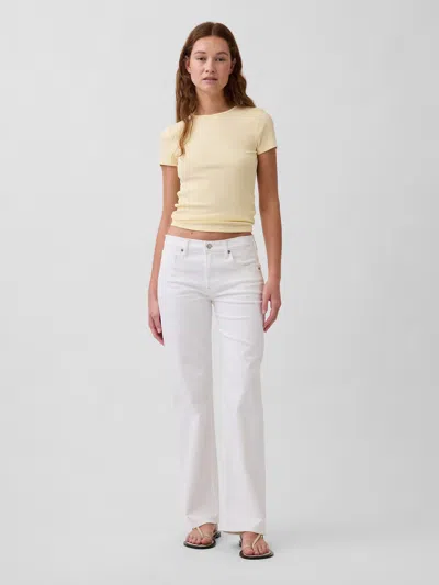 Gap Low Rise '90s Loose Jeans In White