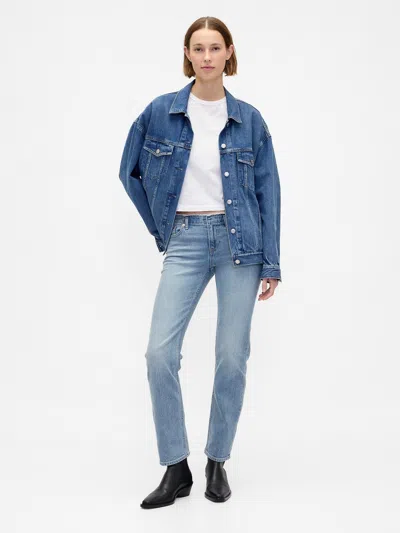 Gap Low Rise '90s Slim Straight Jeans In Blue