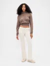 Gap Low Rise Corduroy Long & Lean Pants In Brown
