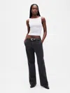 Gap Low Rise Flare Khakis In Black